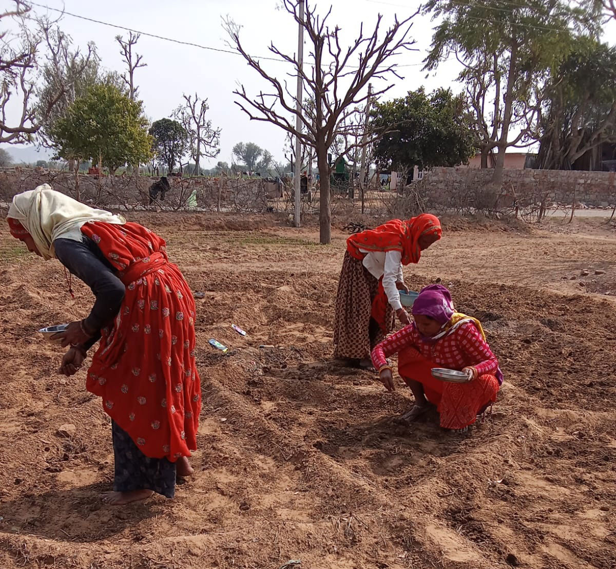 Surya model tayar karti Mahila kisan Surya model tayar karti Mahila kisan
